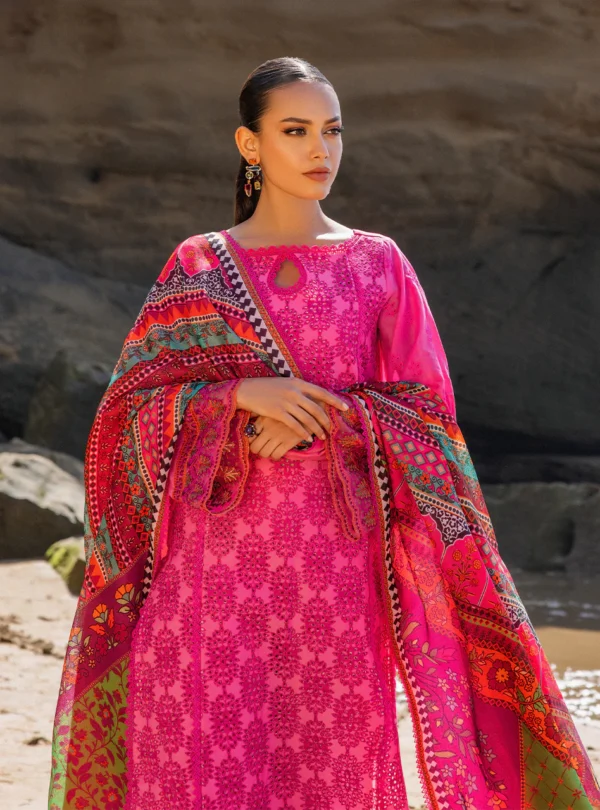 ZAINAB CHOTTANI EMBROIDERED CHIKANKARI LAWN - Image 2