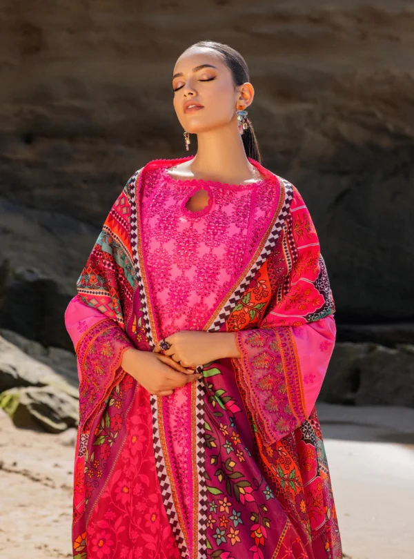 ZAINAB CHOTTANI EMBROIDERED CHIKANKARI LAWN - Image 3