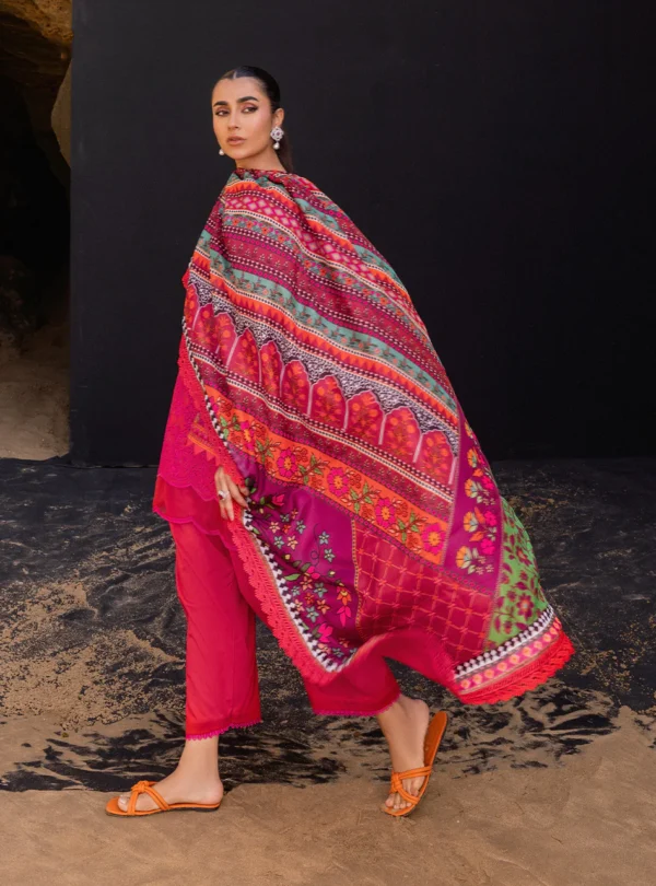 ZAINAB CHOTTANI EMBROIDERED CHIKANKARI LAWN - Image 3