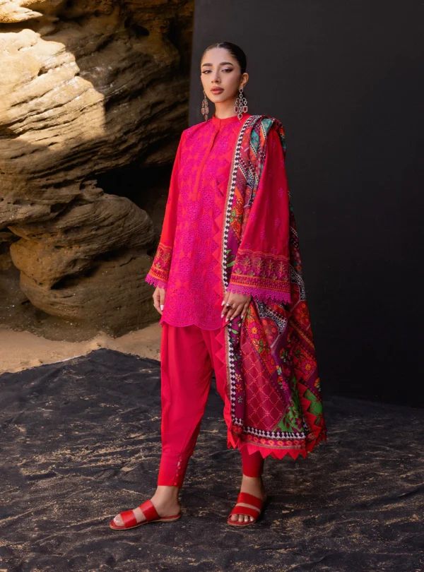 ZAINAB CHOTTANI EMBROIDERED CHIKANKARI LAWN - Image 2