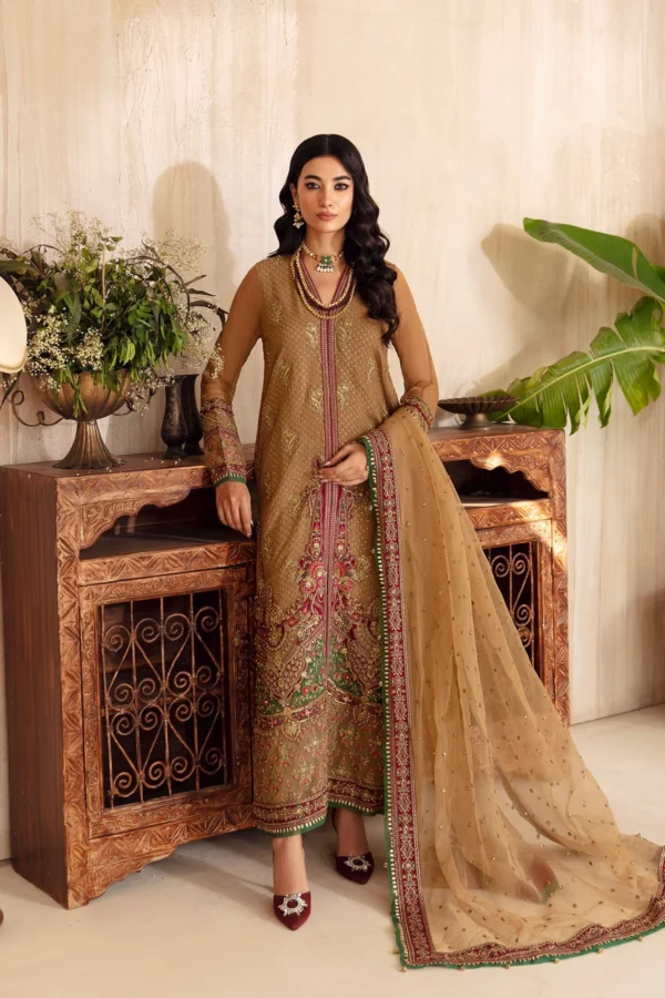 CHARIZMA DASTAN  EMBROIDERED SHIRT CHIFFON FORMAL DUPATTA