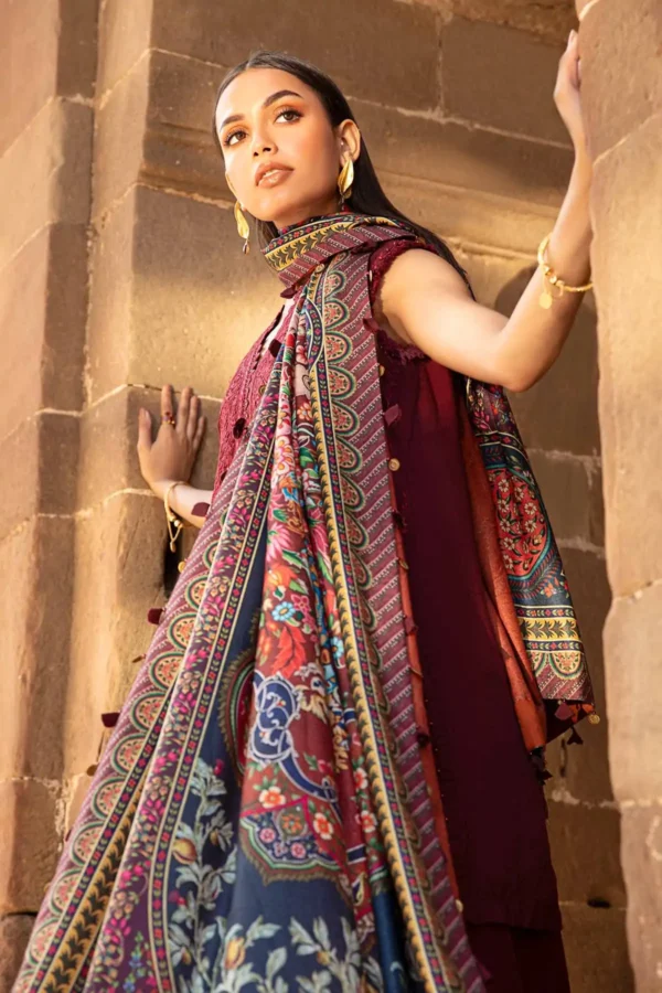 M PRINT EMROIDERED LINEN WINTER - Image 2