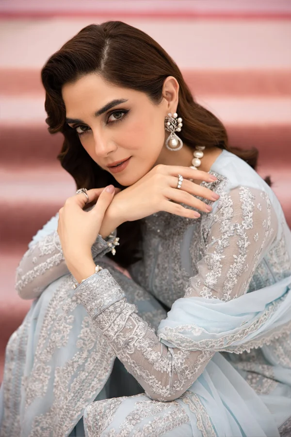 AZURE EMBROIDERED CHIFFON - Image 3