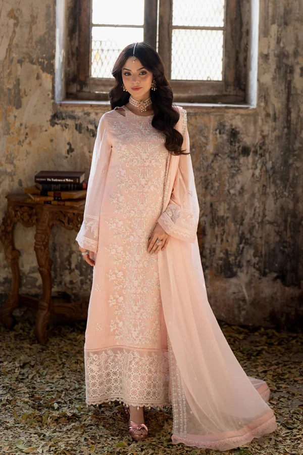 AZURE EMBROIDERED CHIFFON